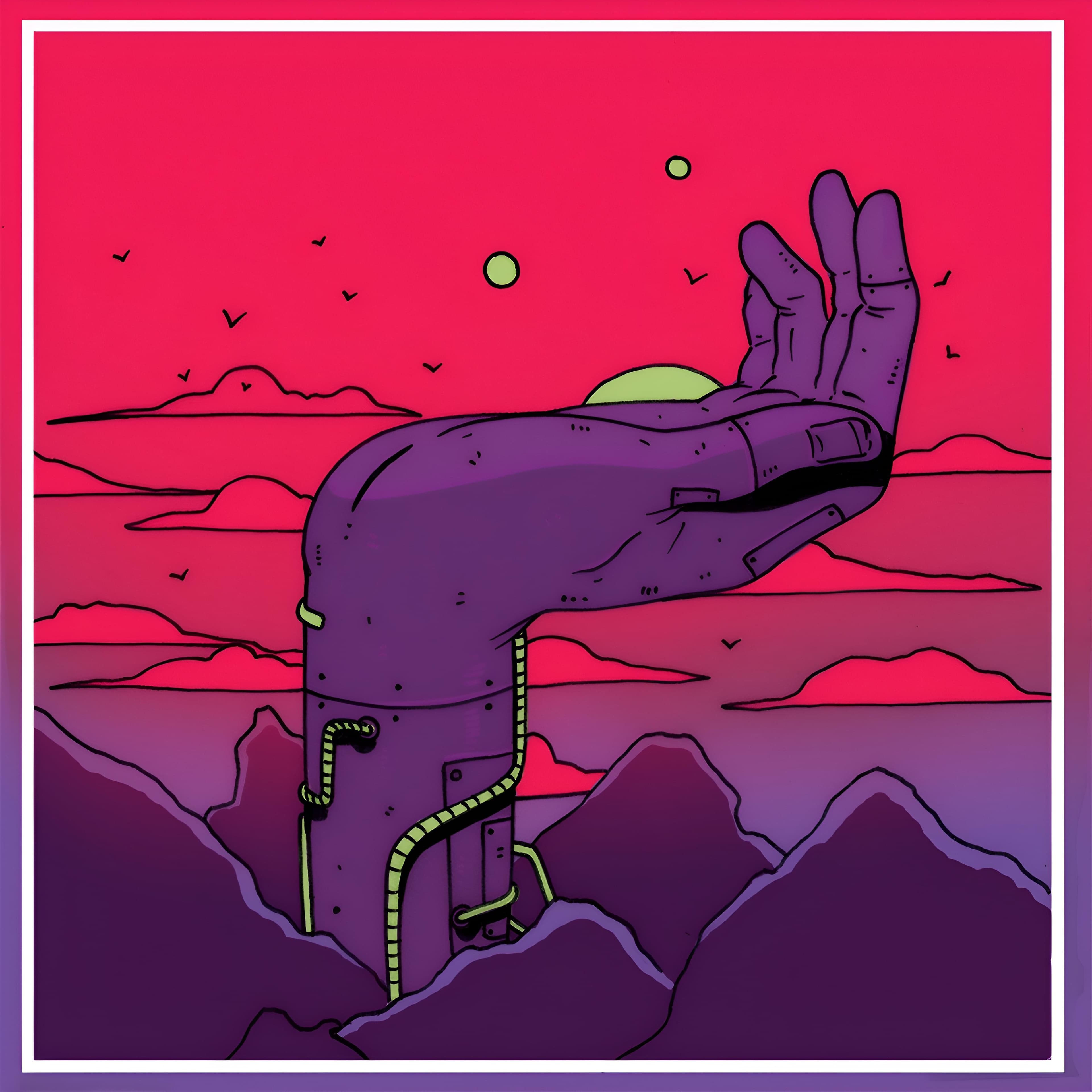 Blurred release artwork background