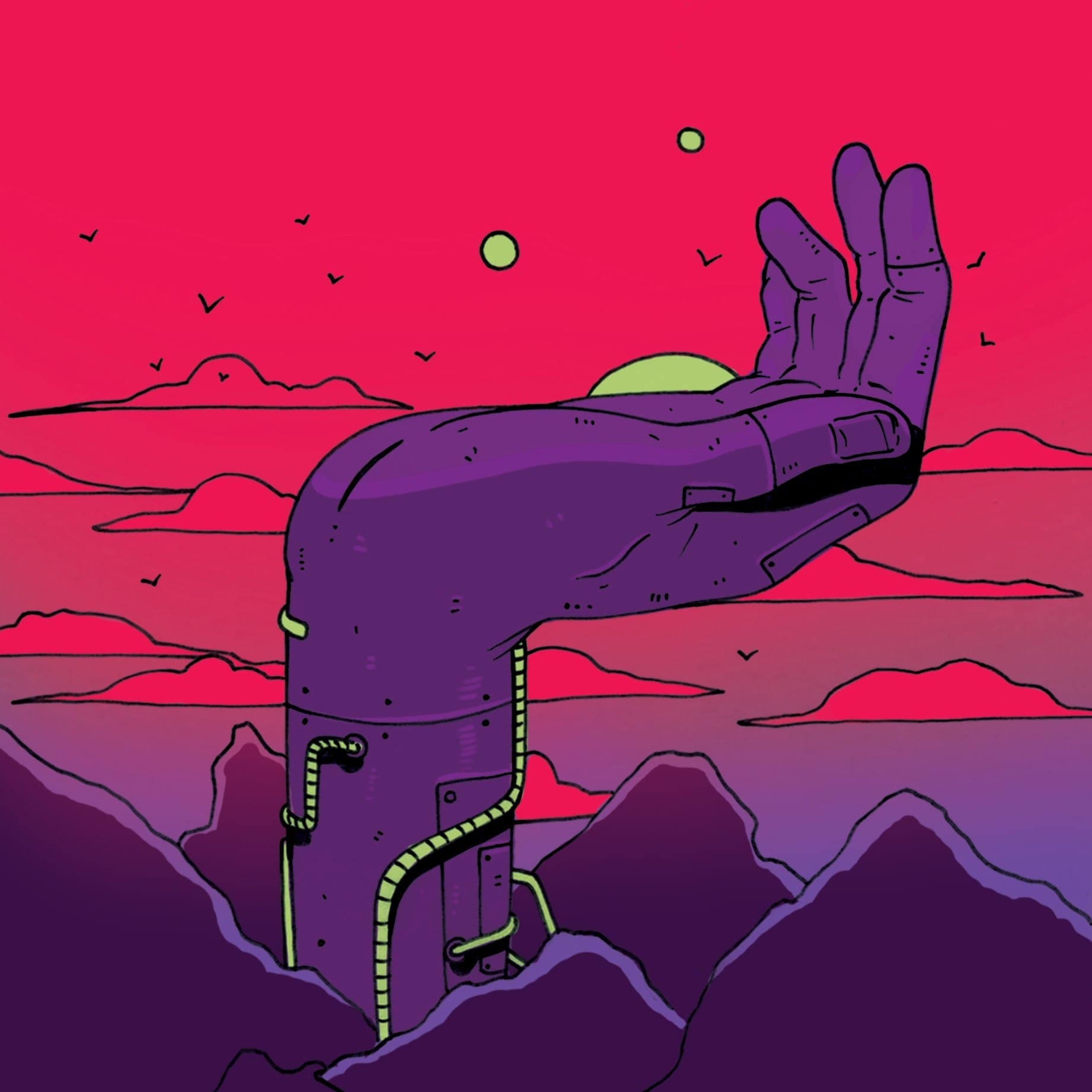 Blurred release artwork background