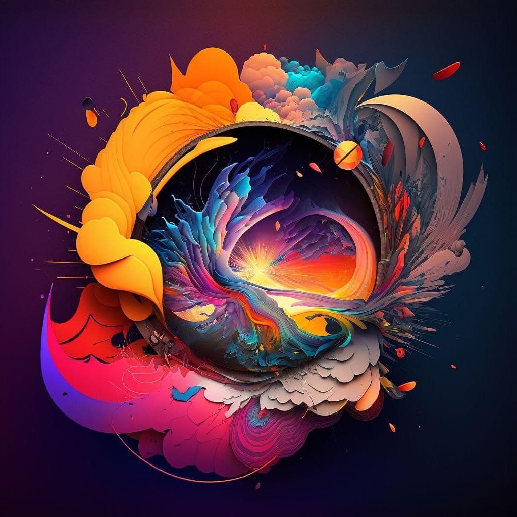 Blurred release artwork background