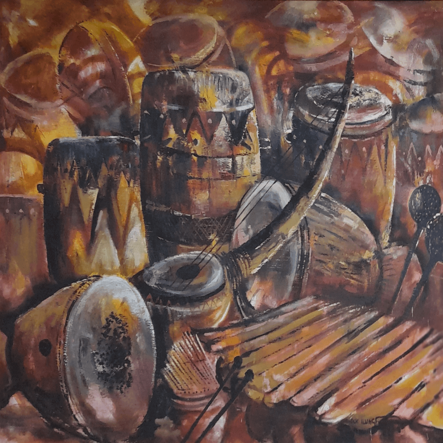 Blurred release artwork background