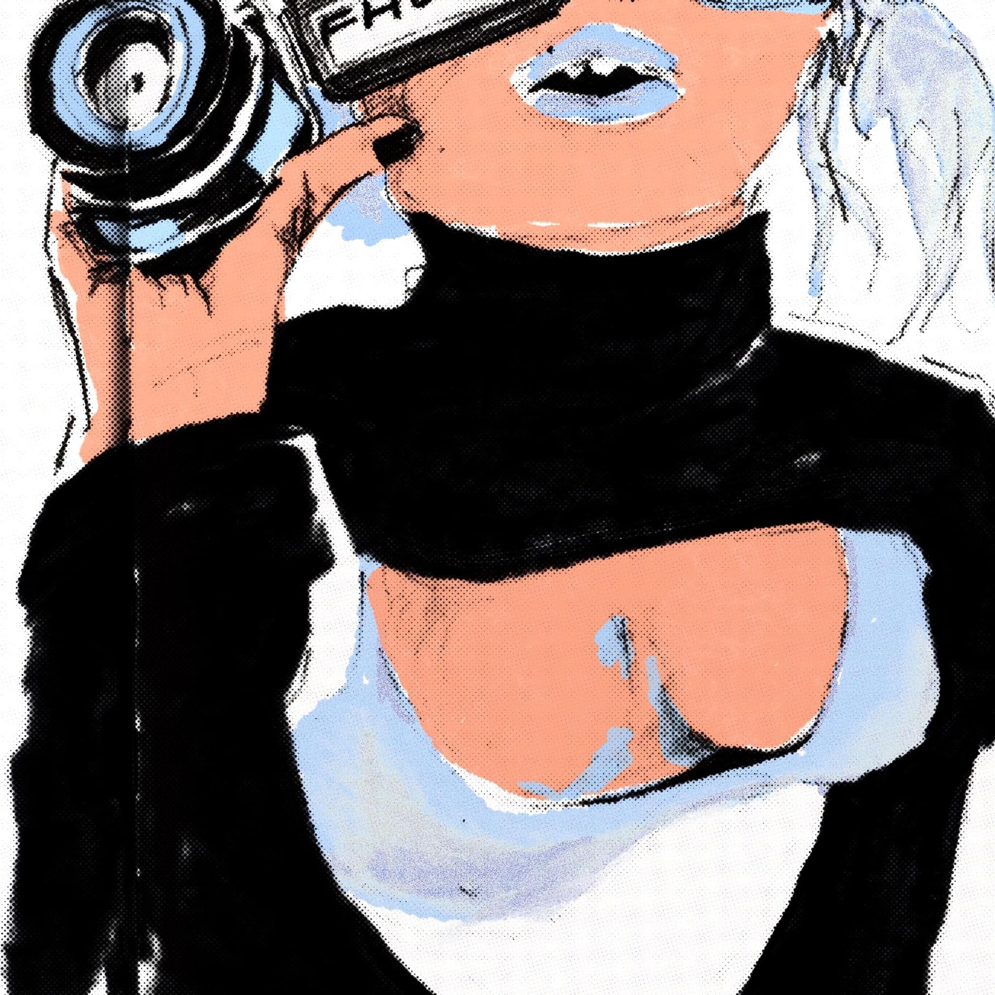 Blurred release artwork background