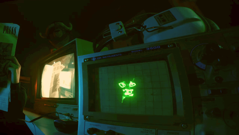 Blurred release artwork background