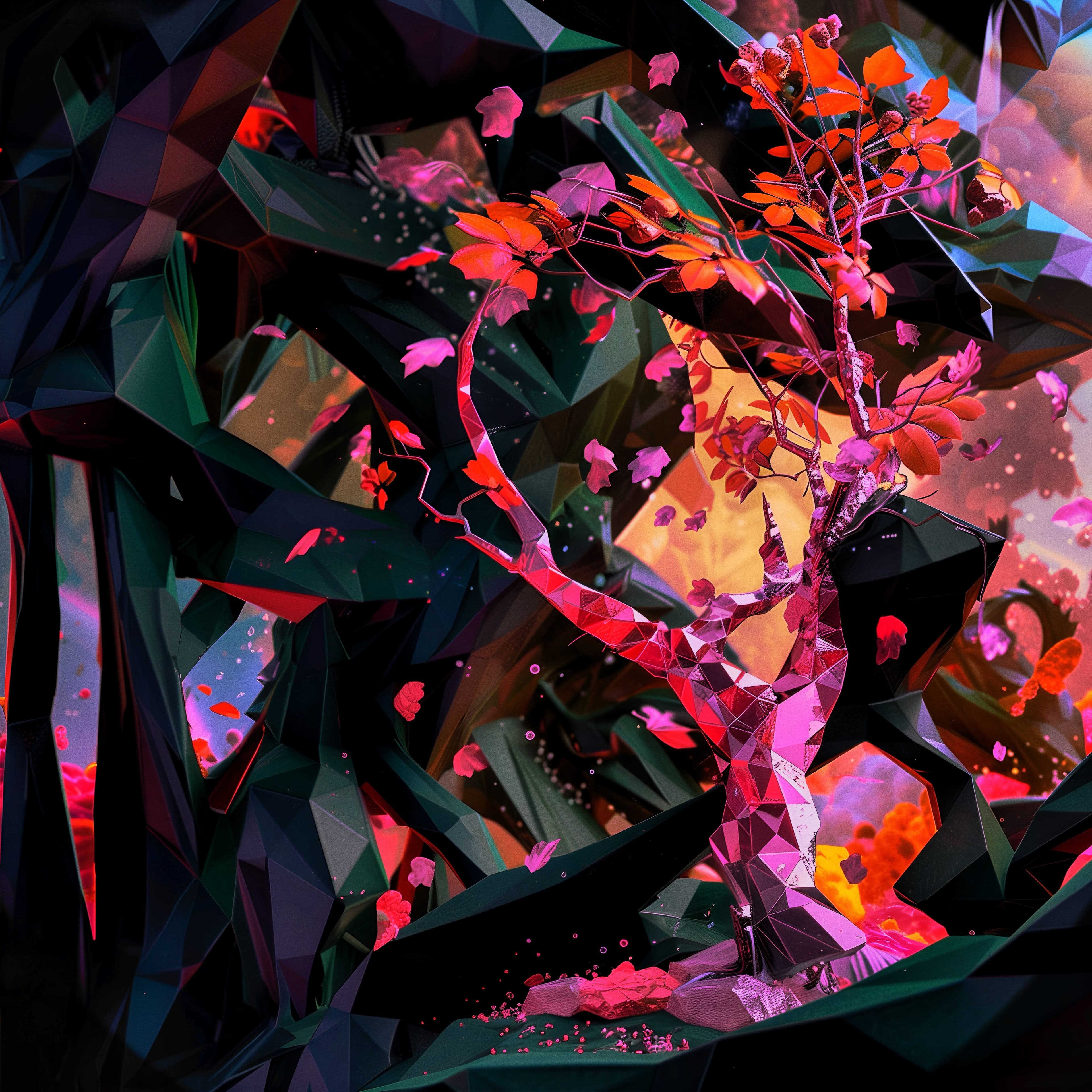 Blurred release artwork background