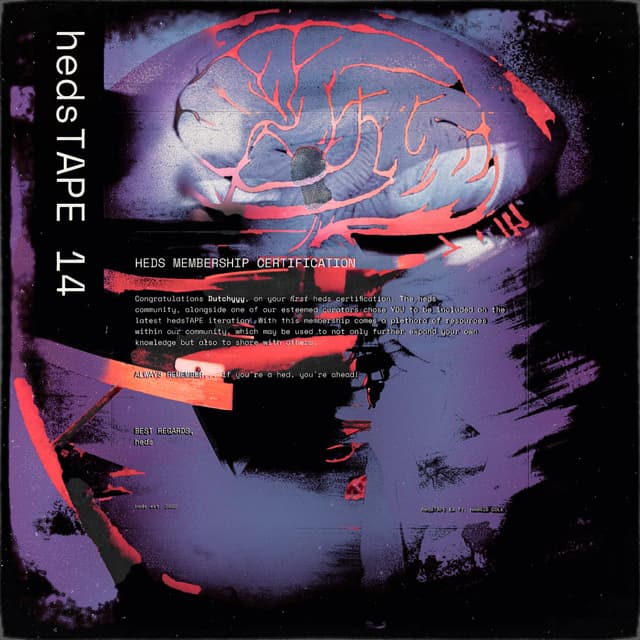 Artwork for "Thoughtful Jawn"  hedsTAPE14 (Harris Cole) by Dutchyyy