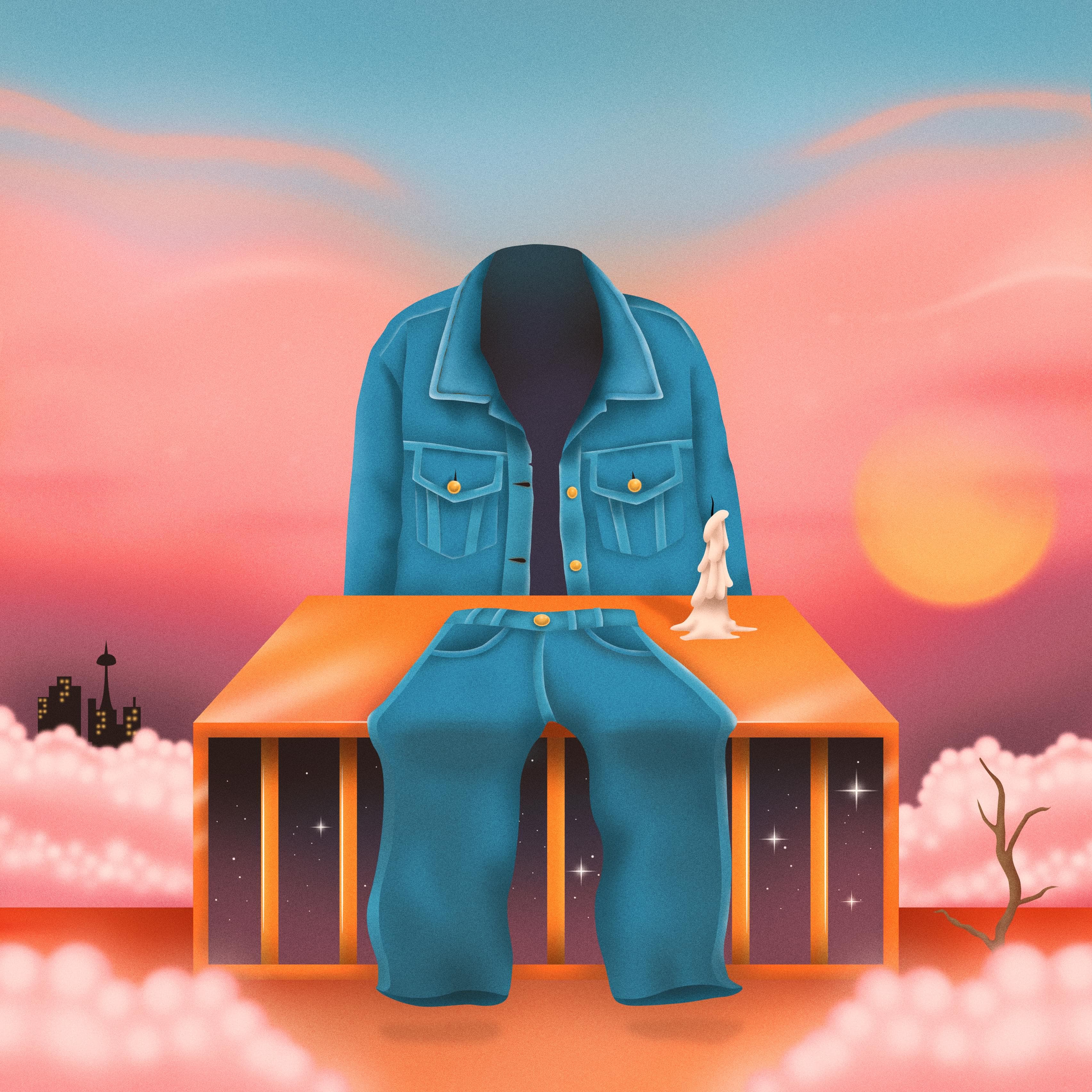 Blurred release artwork background