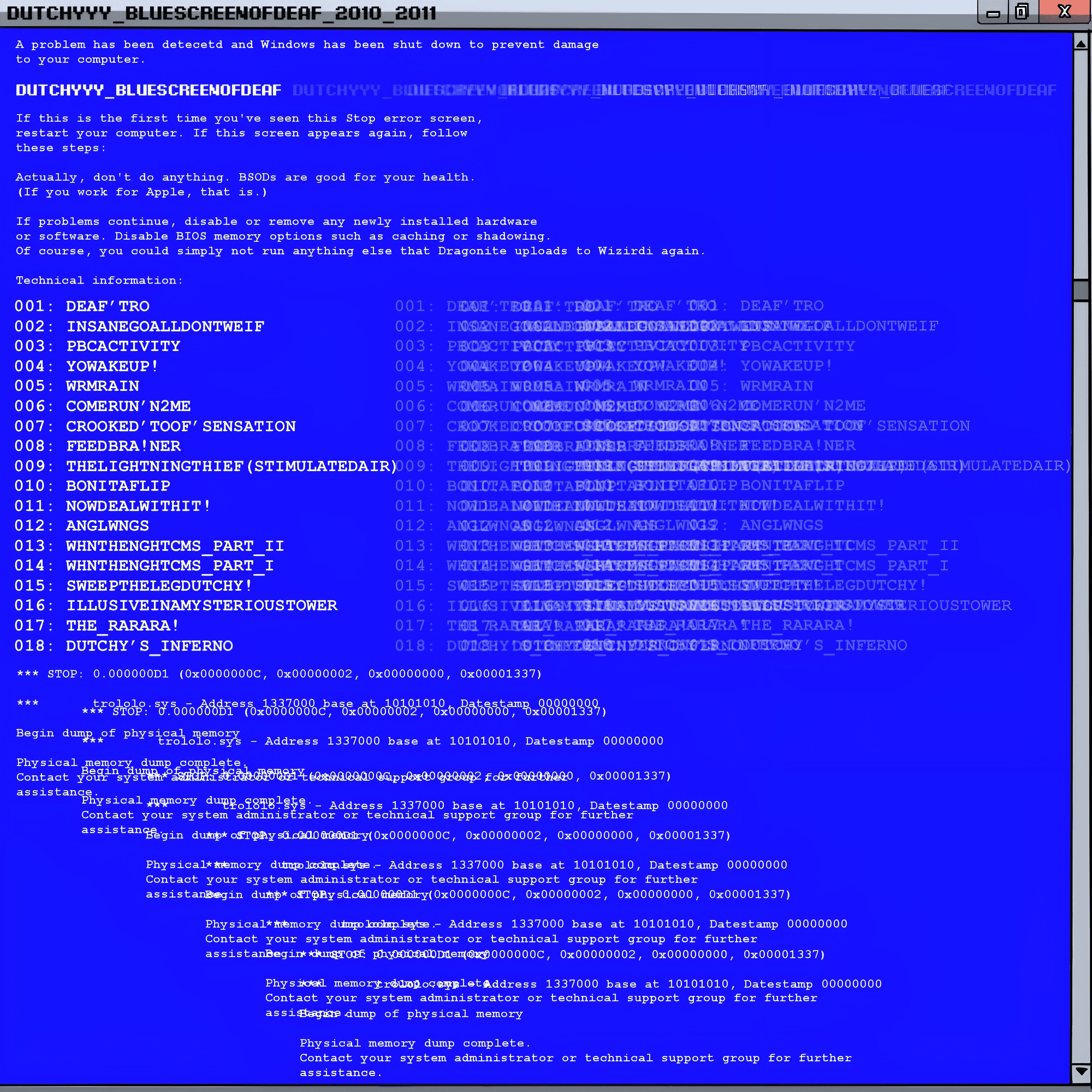 Blurred release artwork background