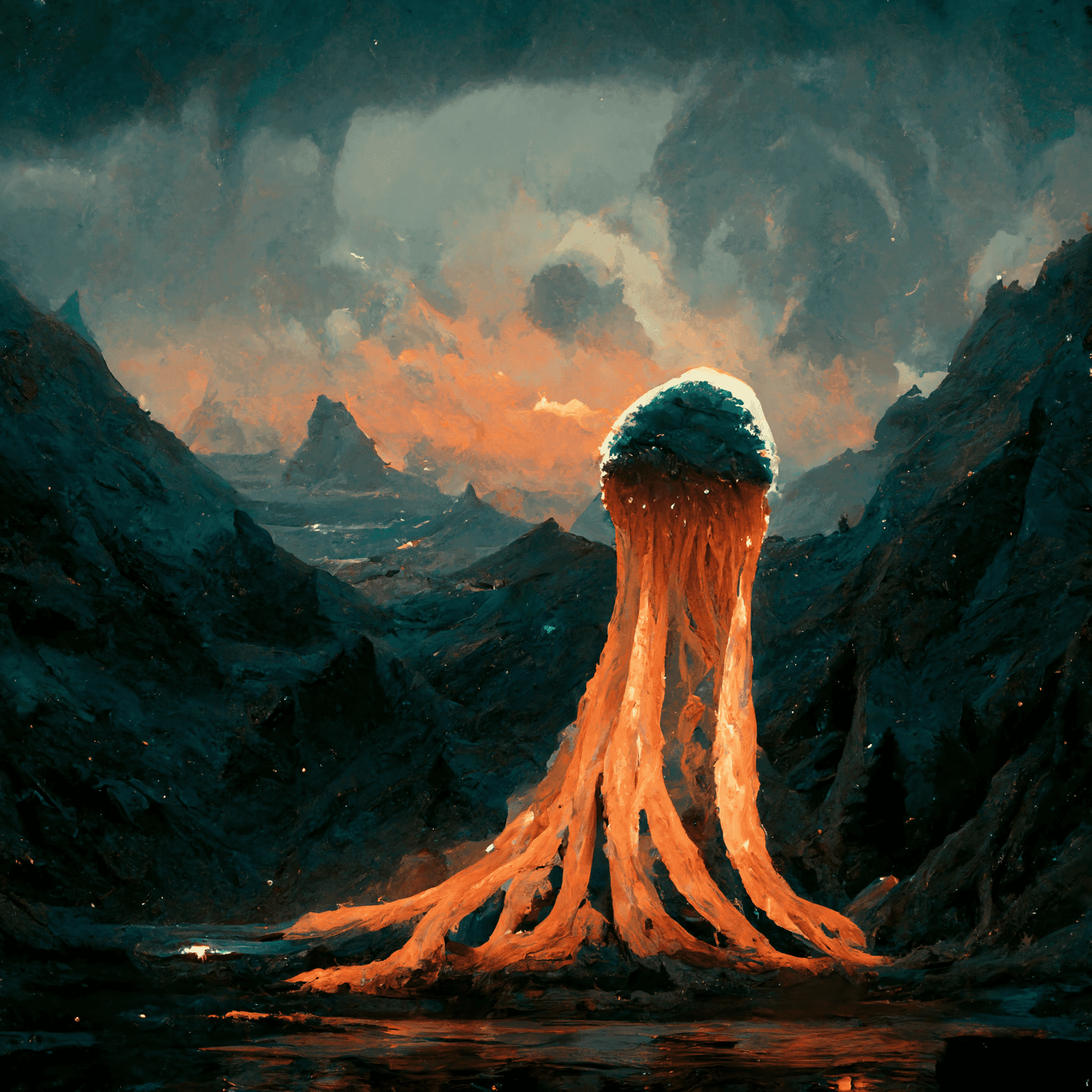 Blurred release artwork background