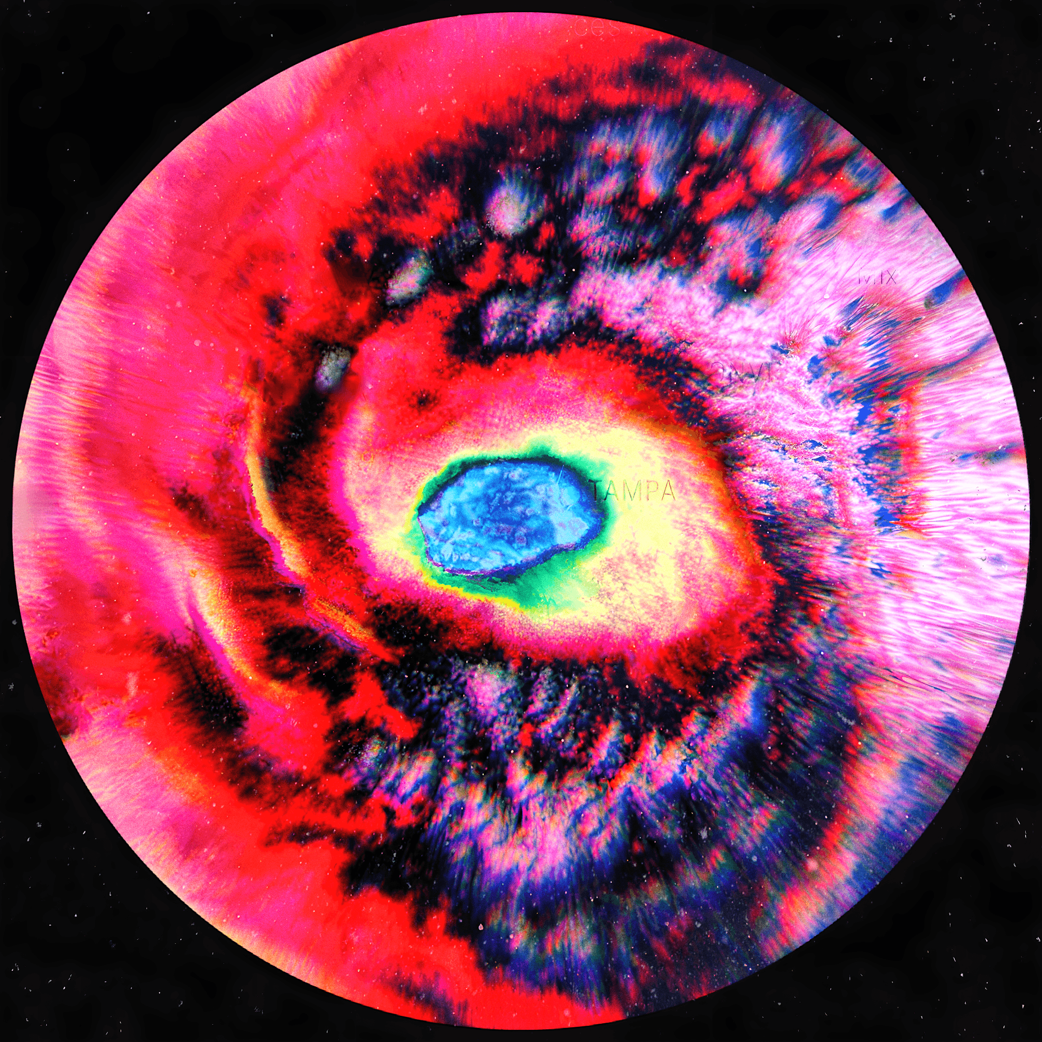 Blurred release artwork background