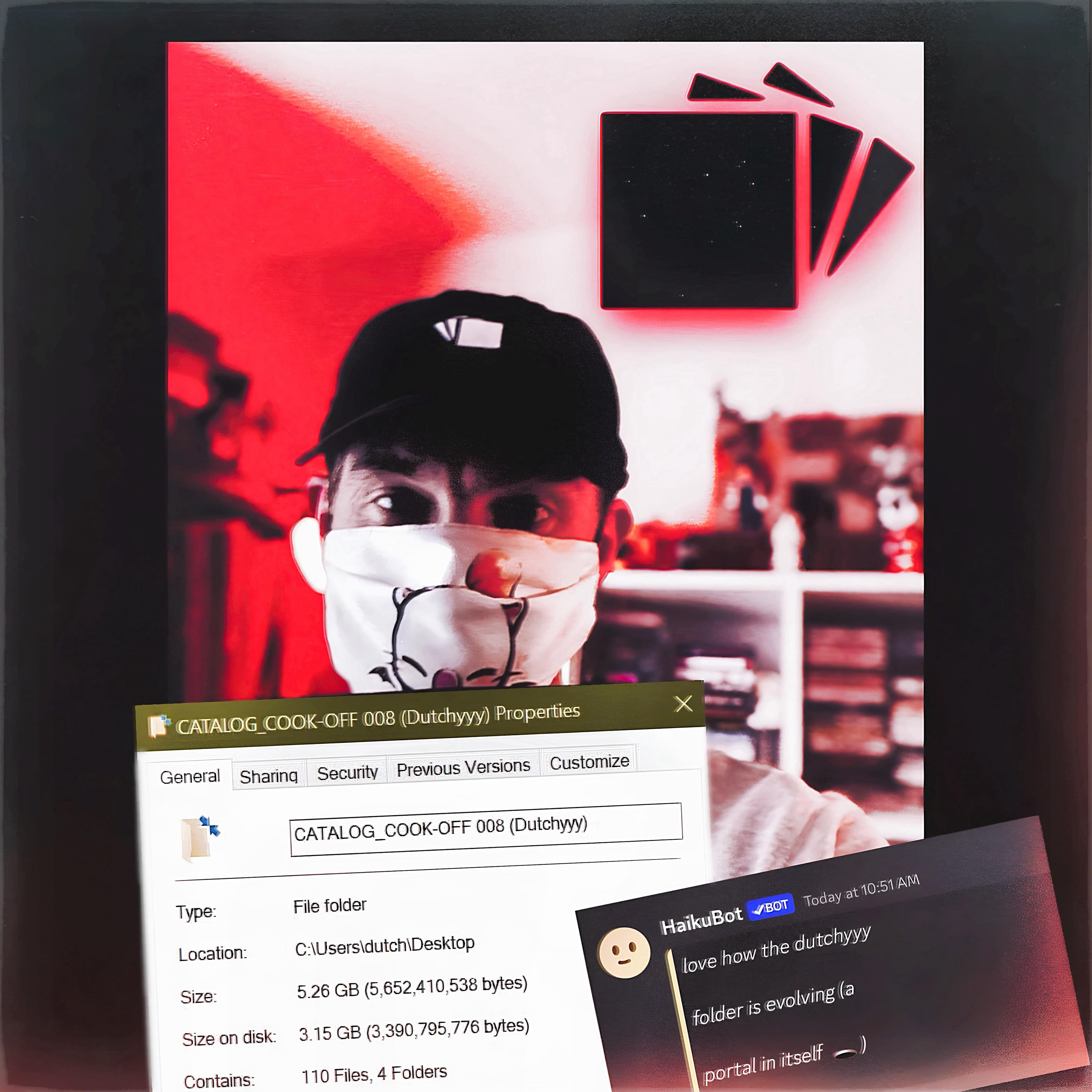 Blurred release artwork background