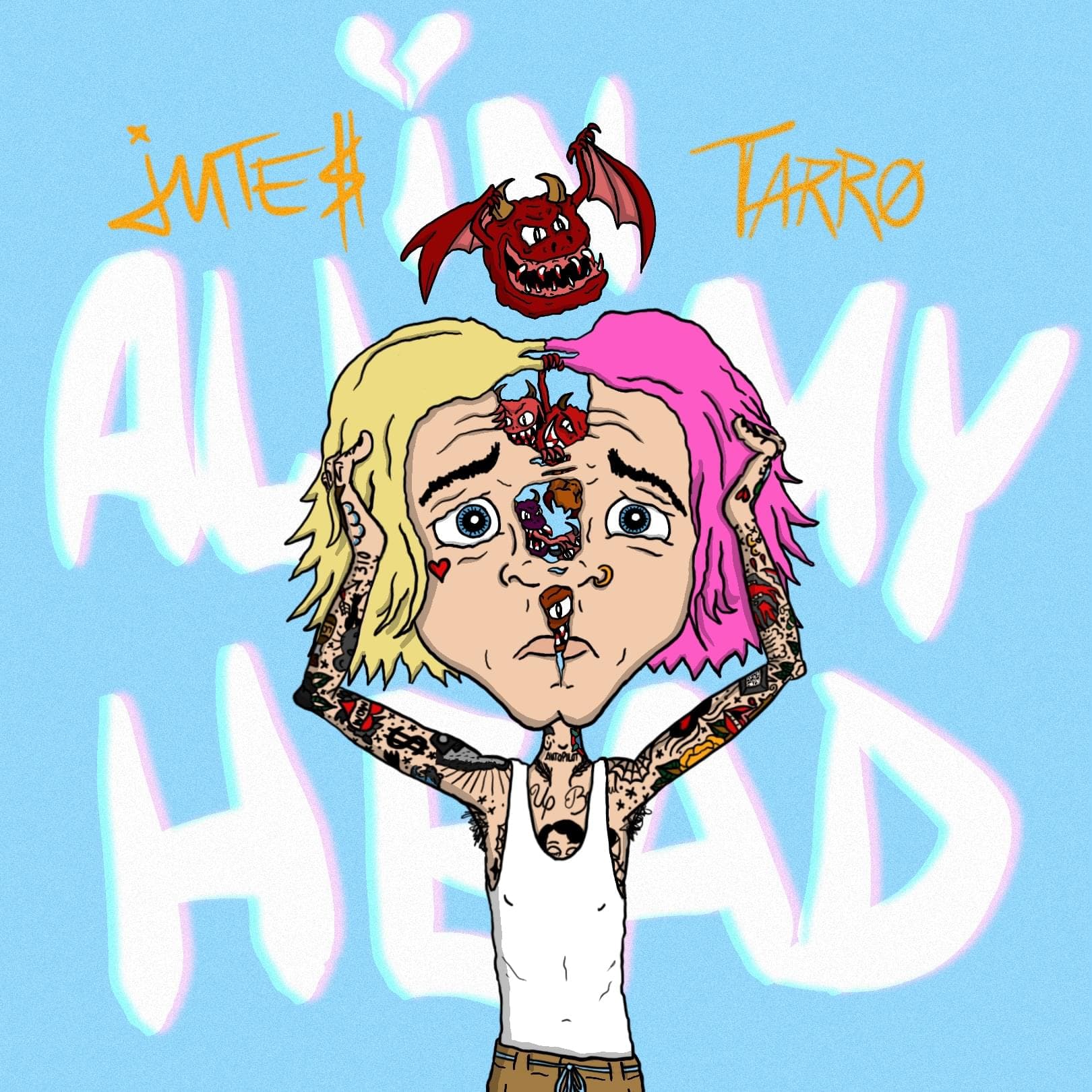 Artwork for jutes x tarro - all in my head by jutes