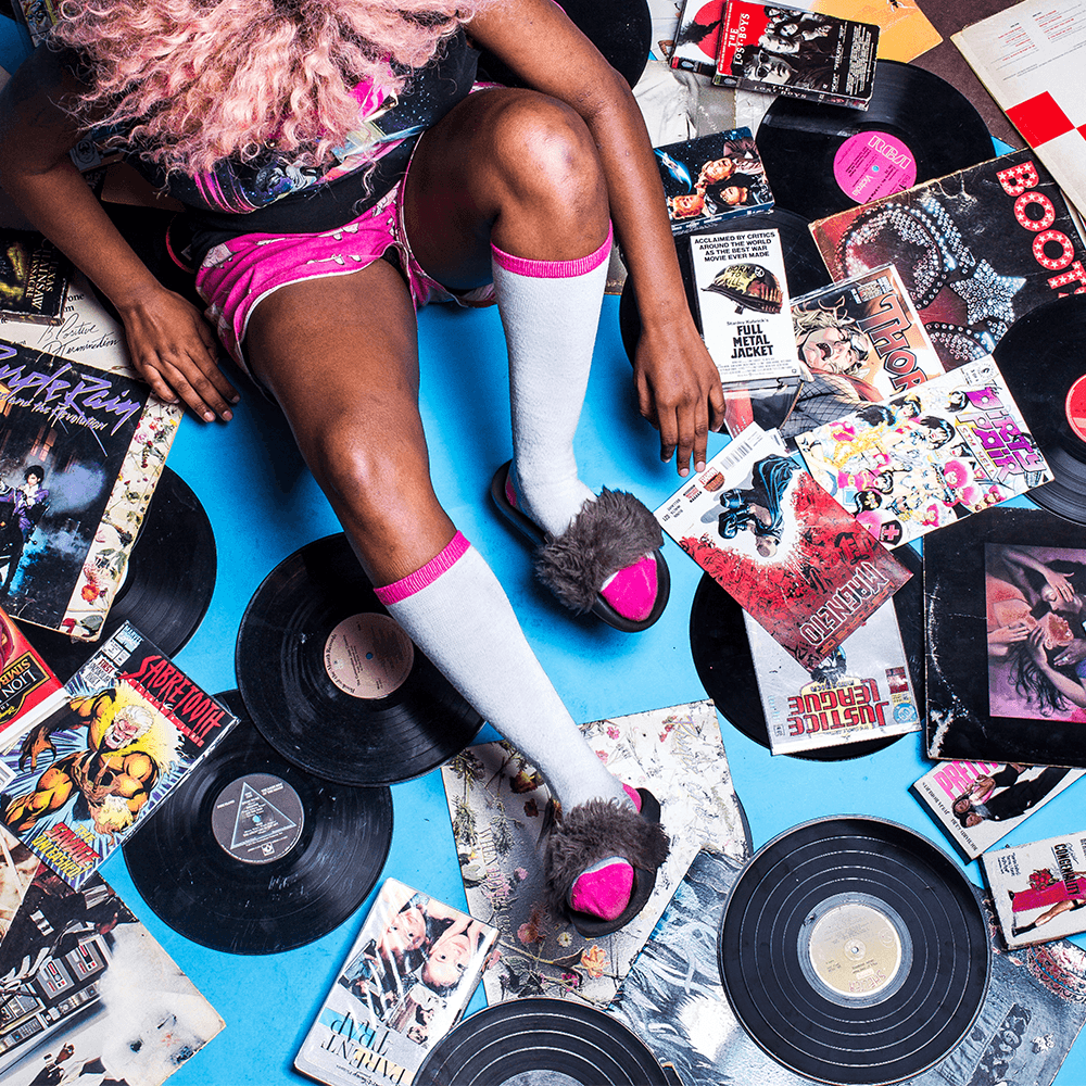 Blurred release artwork background