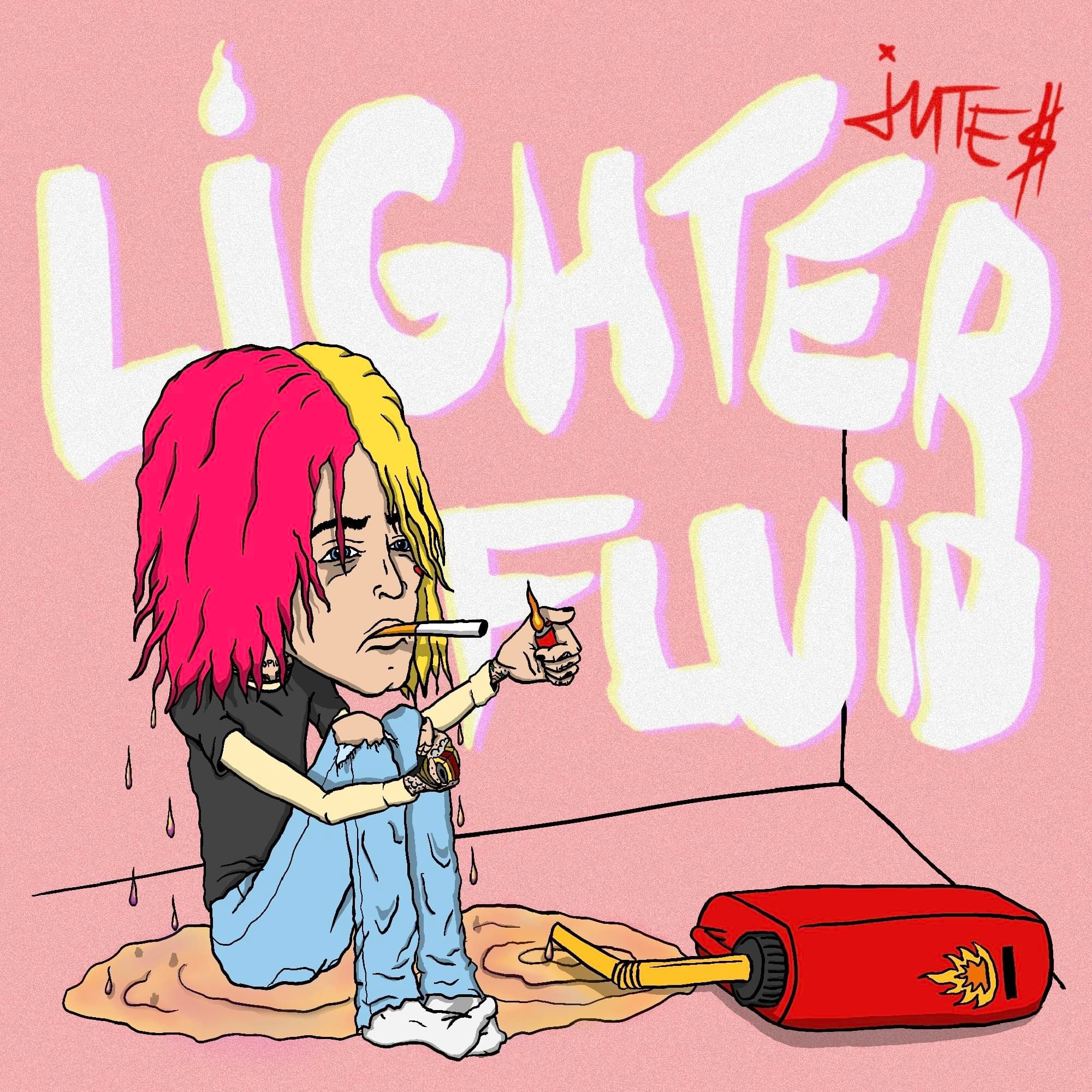 Artwork for lighter fluid by jutes