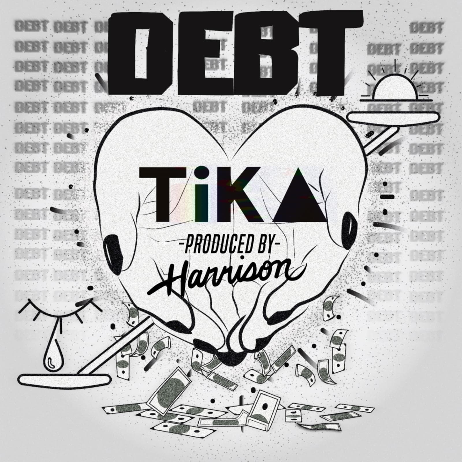 Artwork for DEBT by TiKA