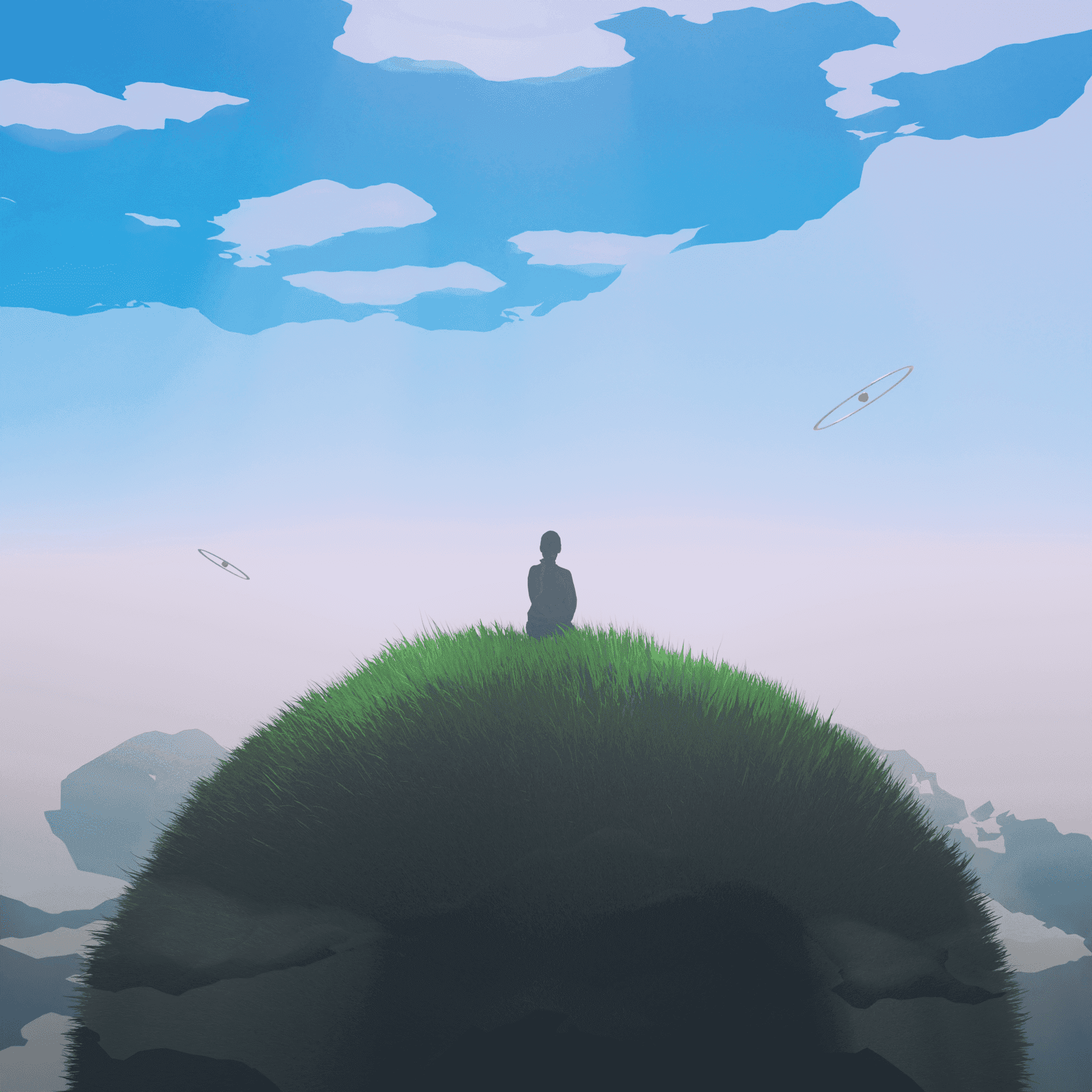 Blurred release artwork background