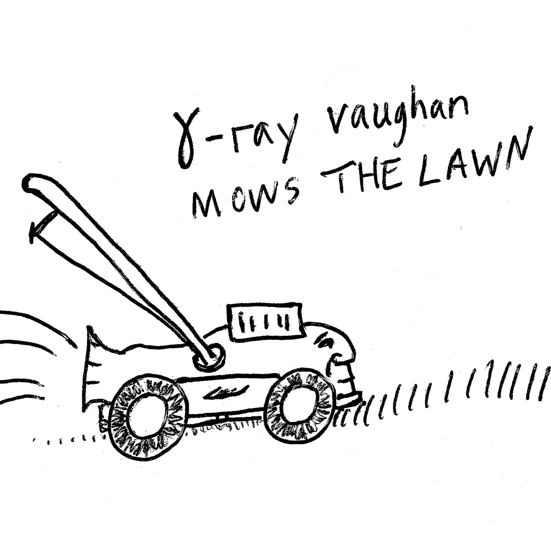 Artwork for γ-Ray Vaughan Mows the Lawn by Nikki Nair