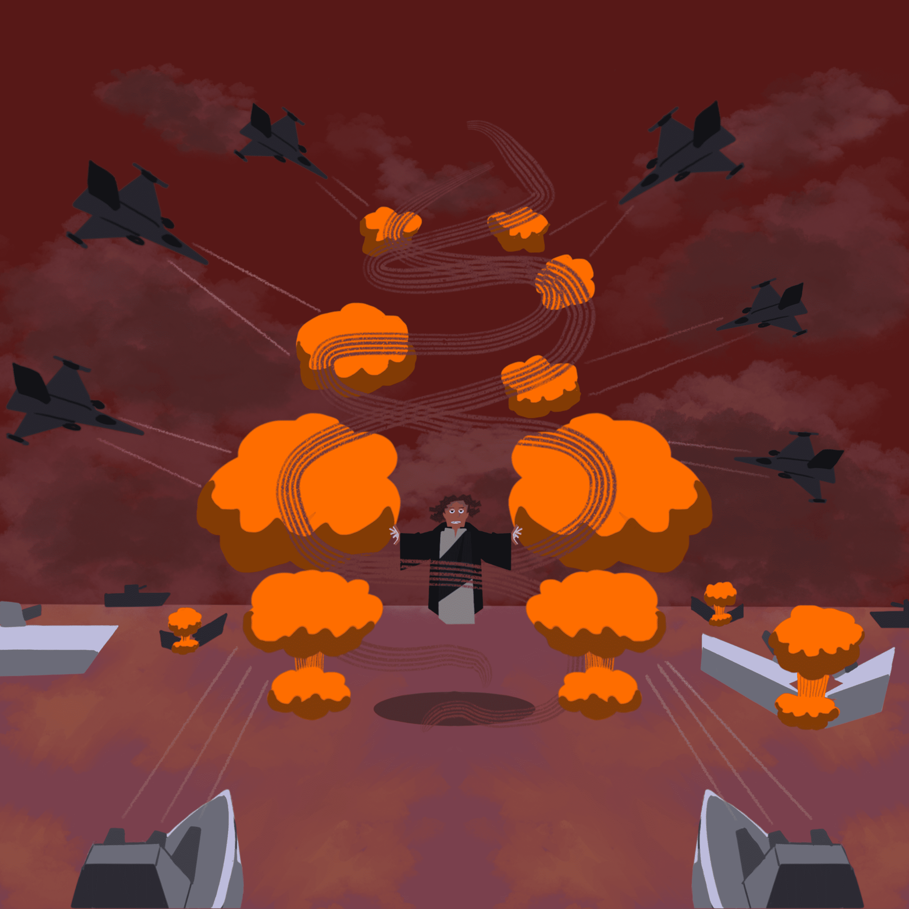 Blurred release artwork background