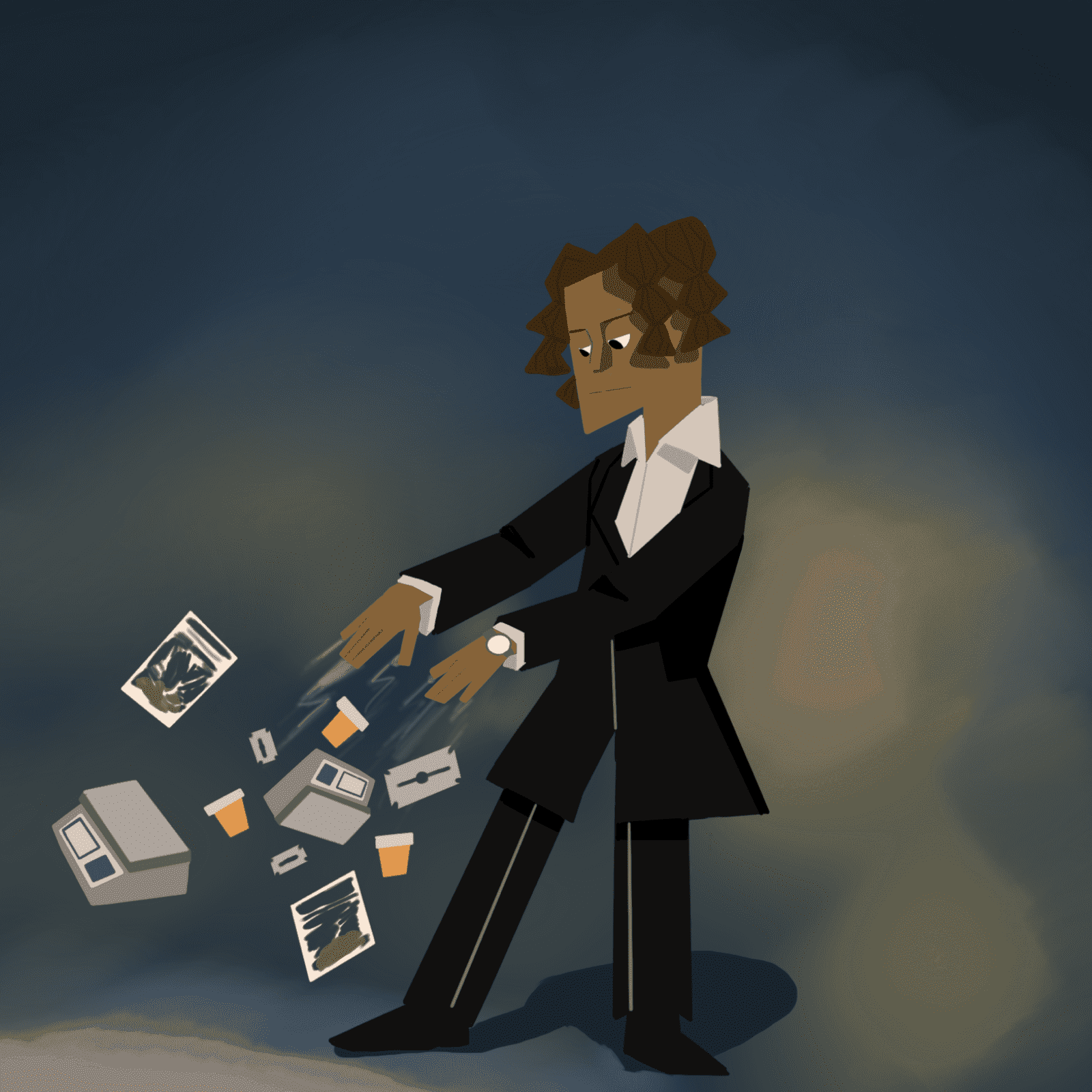 Blurred release artwork background