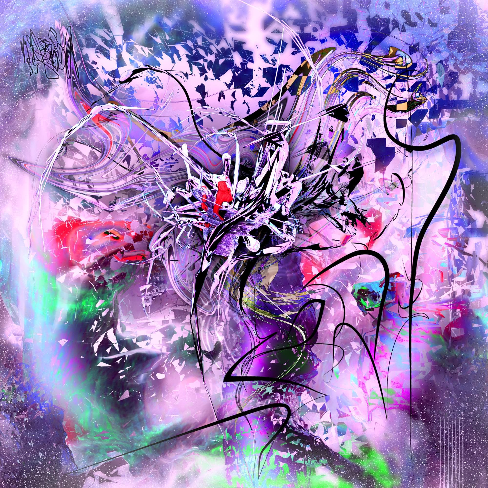 Blurred release artwork background