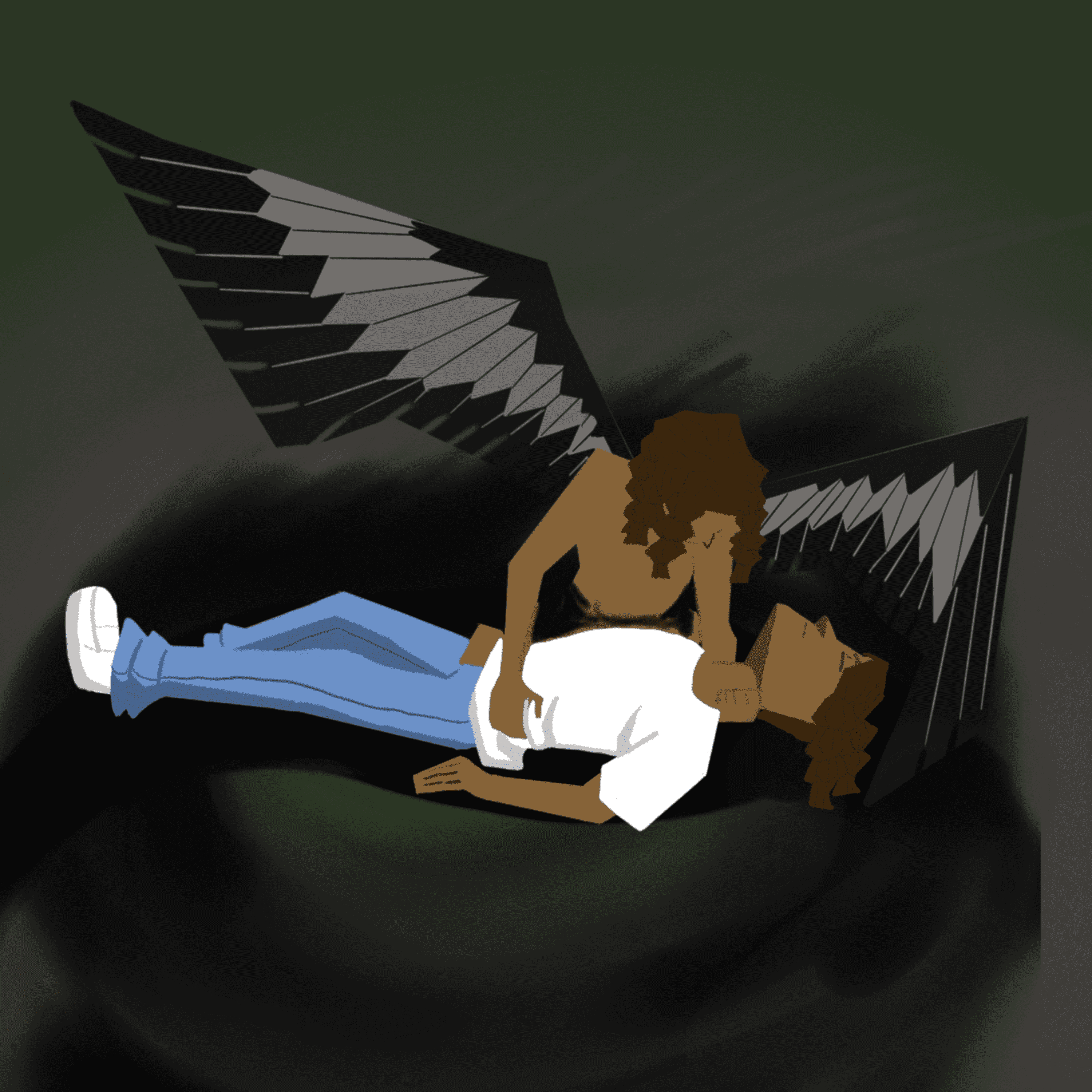 Blurred release artwork background