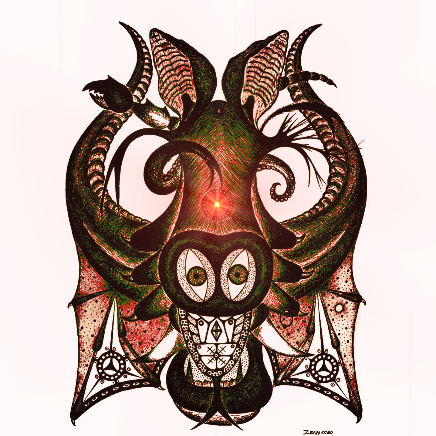 Blurred release artwork background