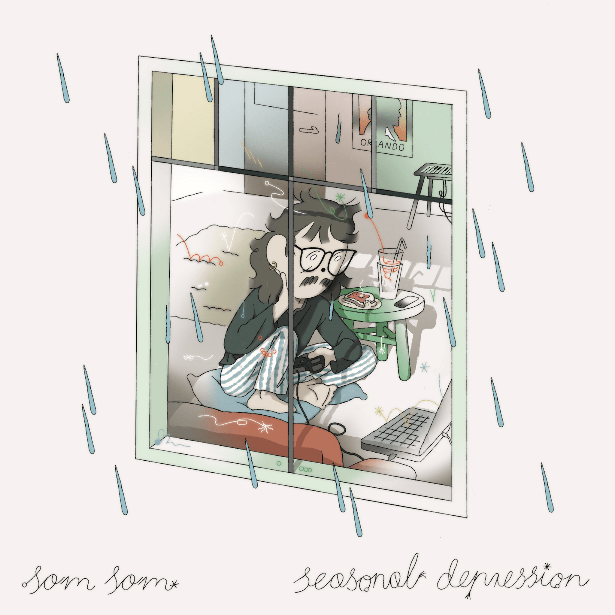 Blurred release artwork background