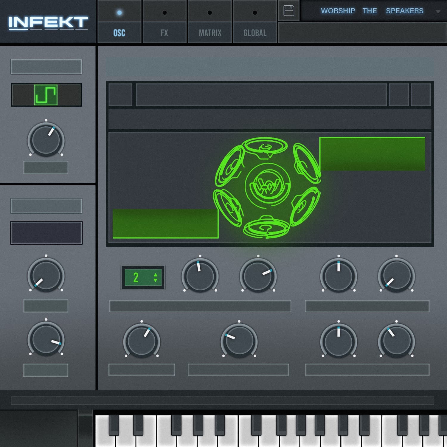 Blurred release artwork background