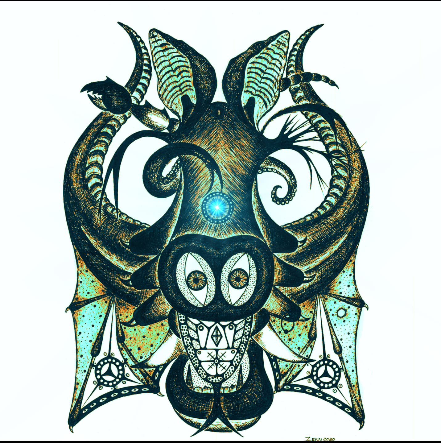 Blurred release artwork background