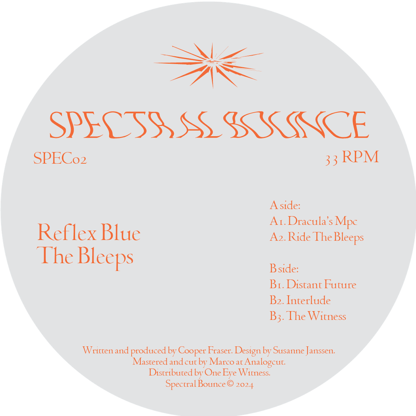 Blurred release artwork background