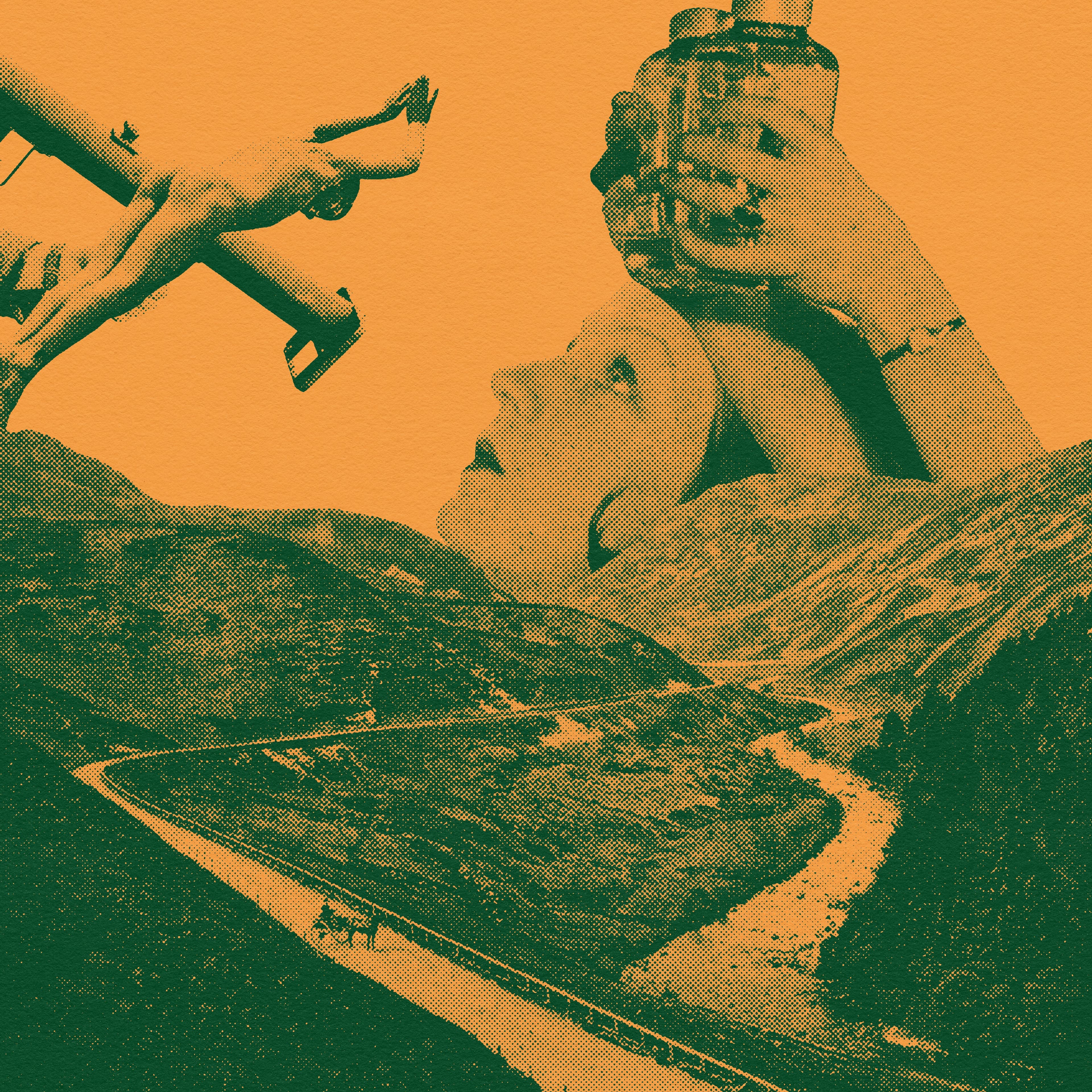 Blurred release artwork background