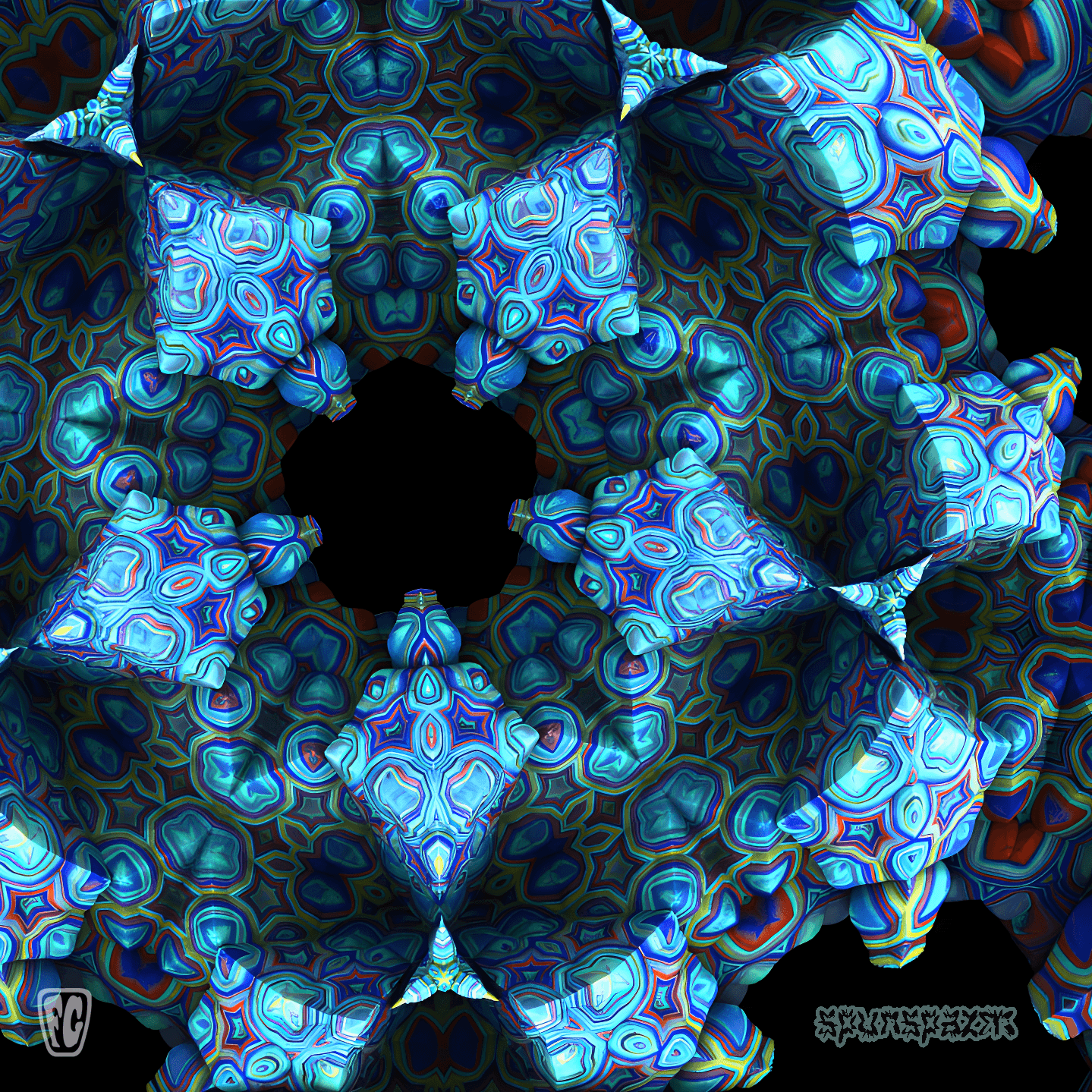 Blurred release artwork background