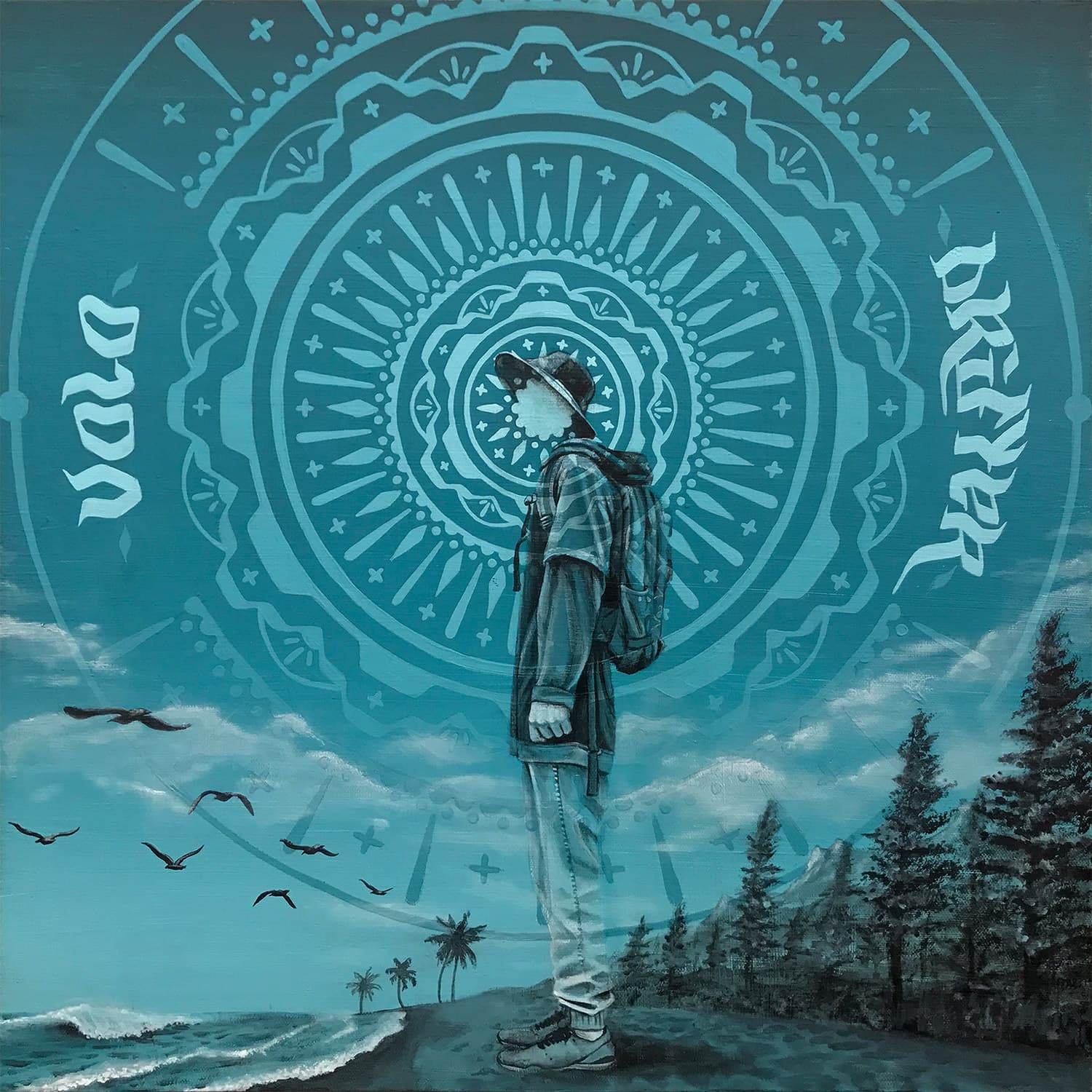 Blurred release artwork background