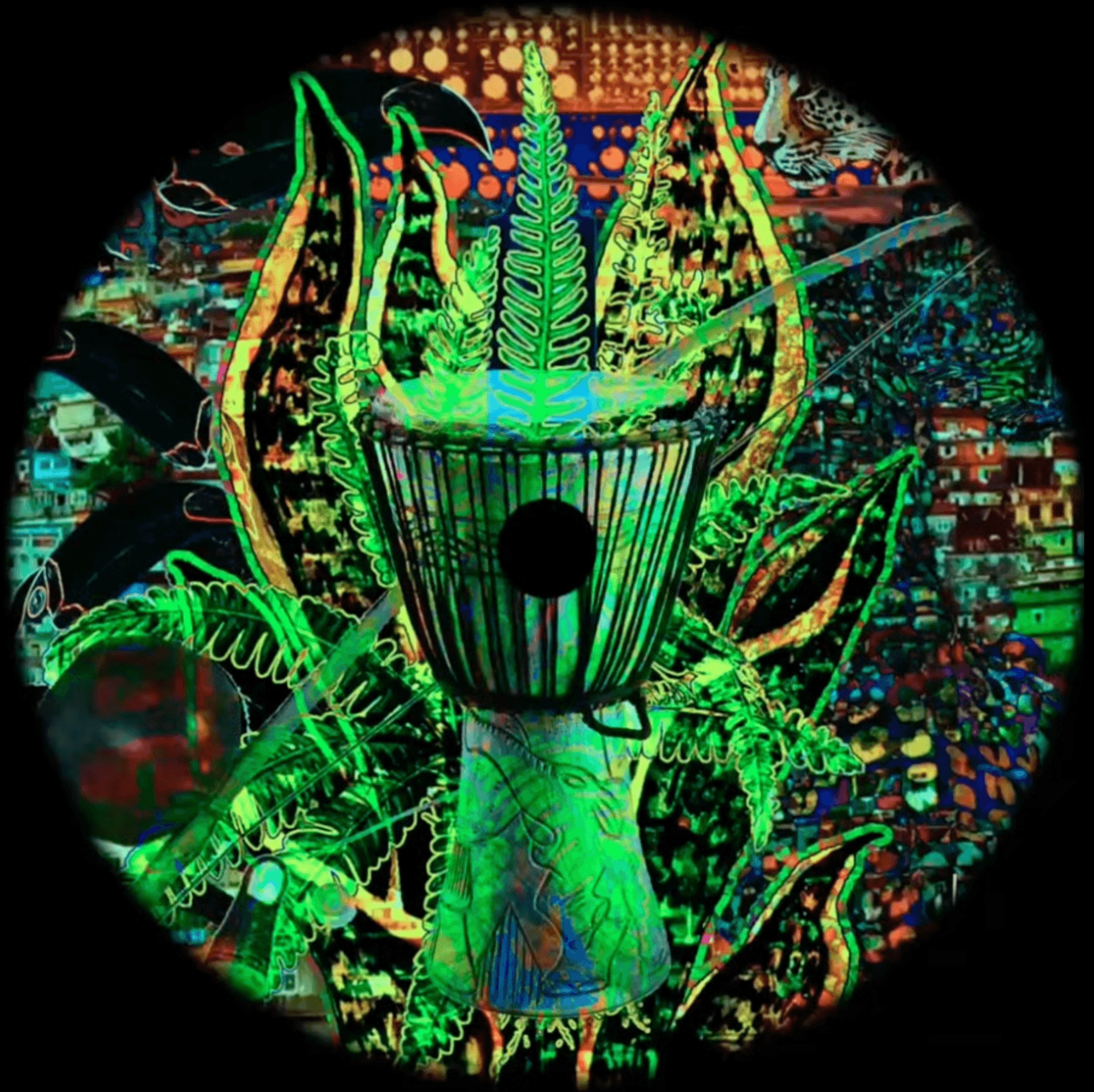 Blurred release artwork background