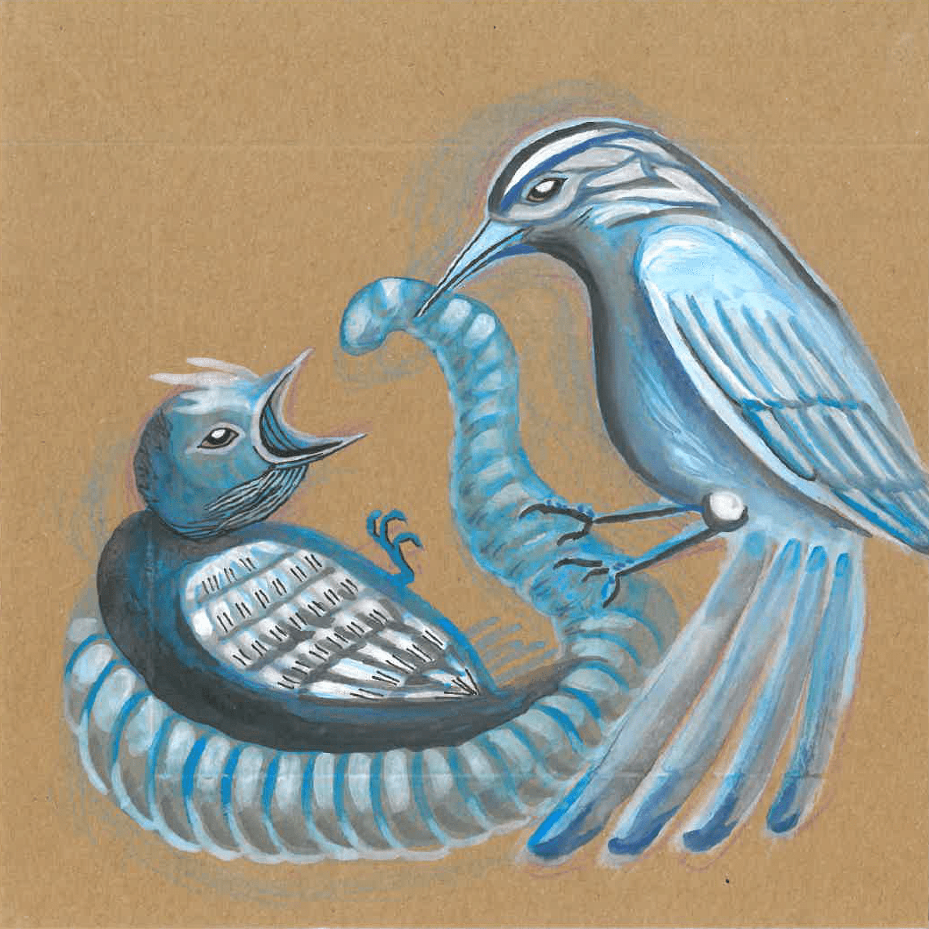 Blurred release artwork background