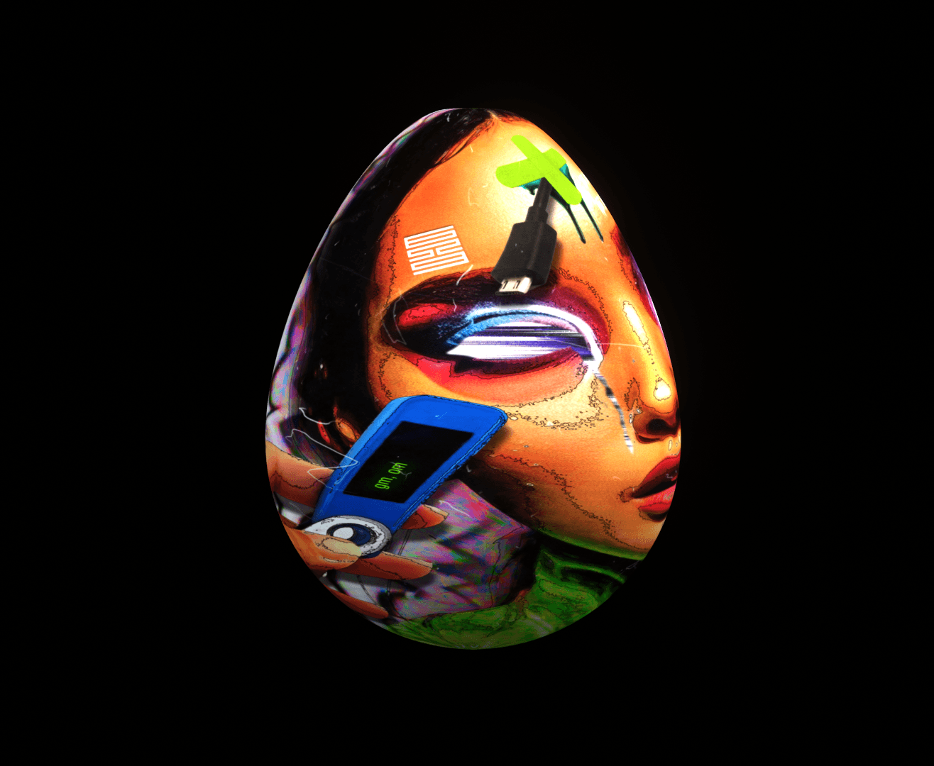 Blurred release artwork background