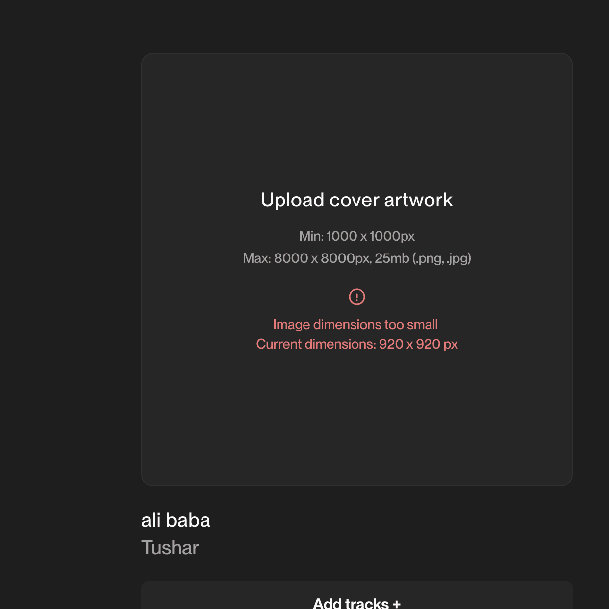 Blurred release artwork background