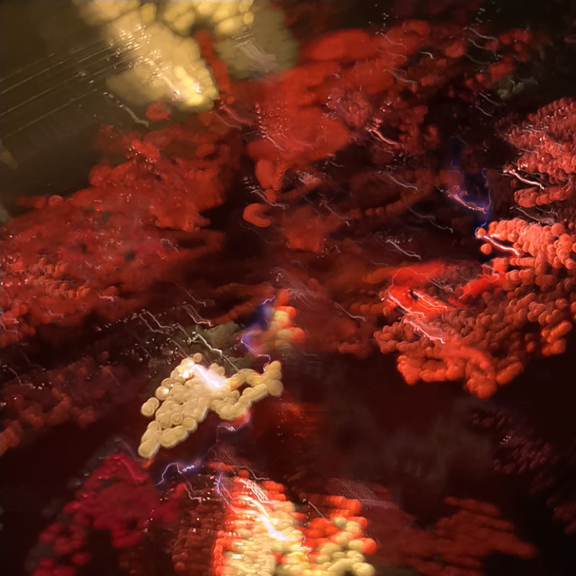 Blurred release artwork background