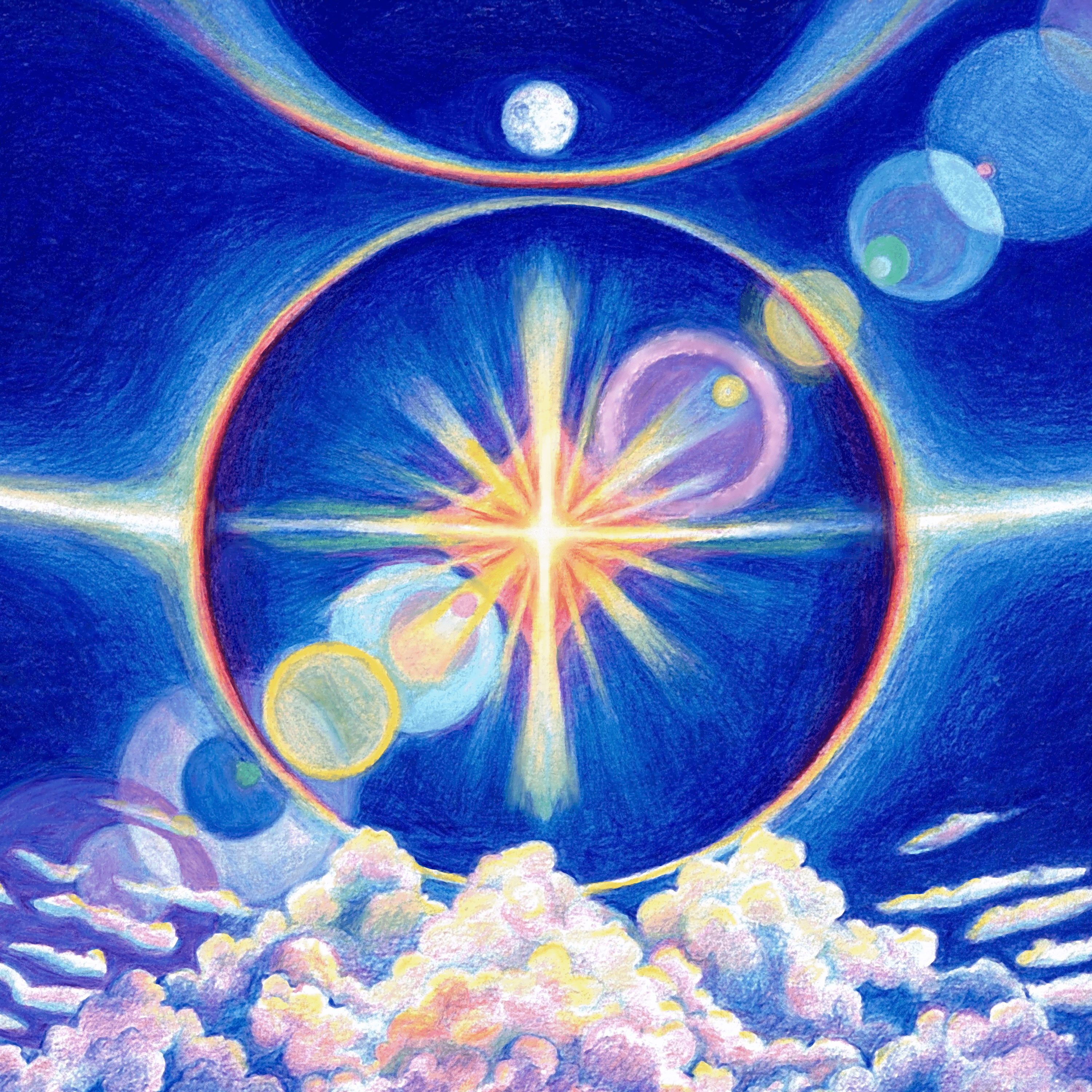 Blurred release artwork background