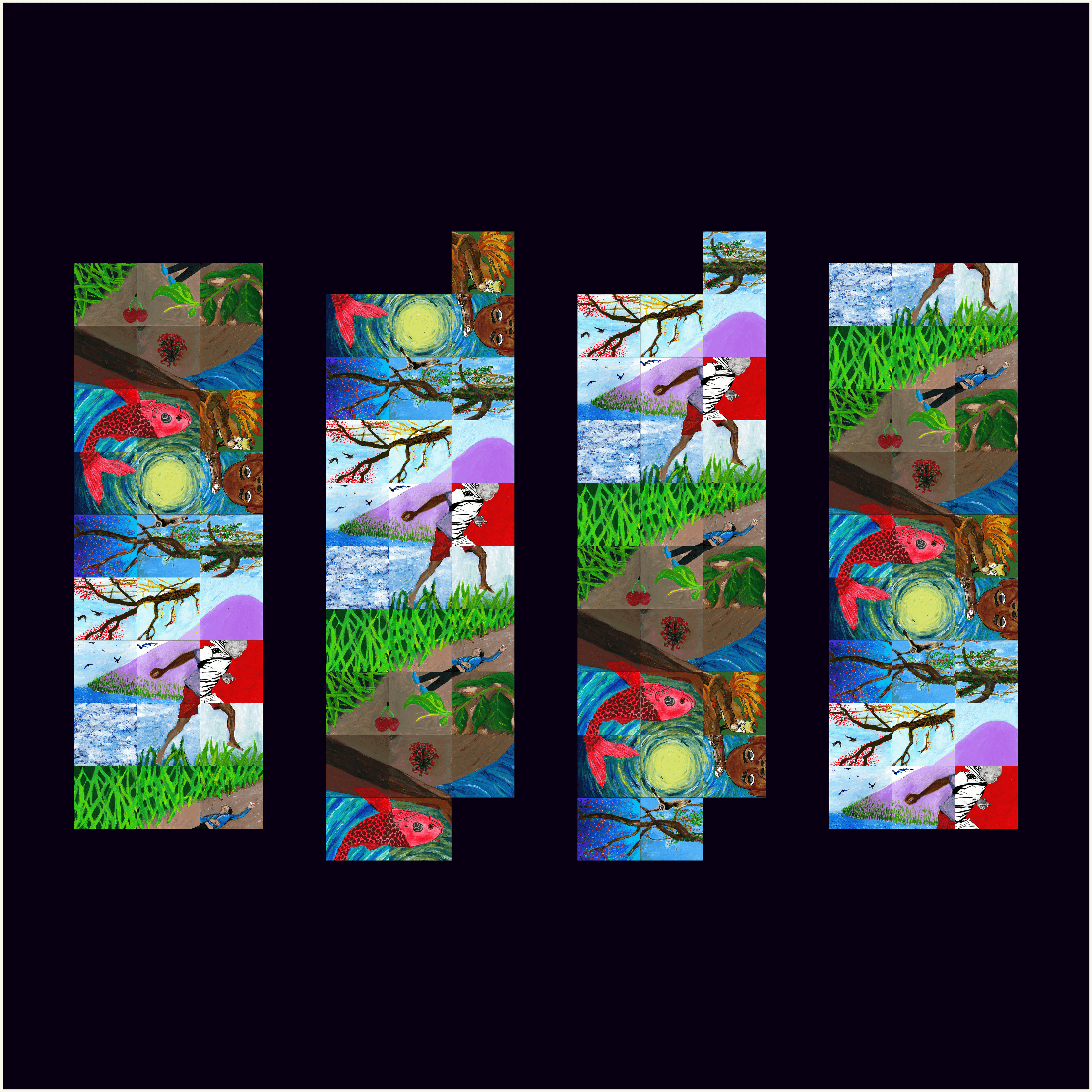 Blurred release artwork background