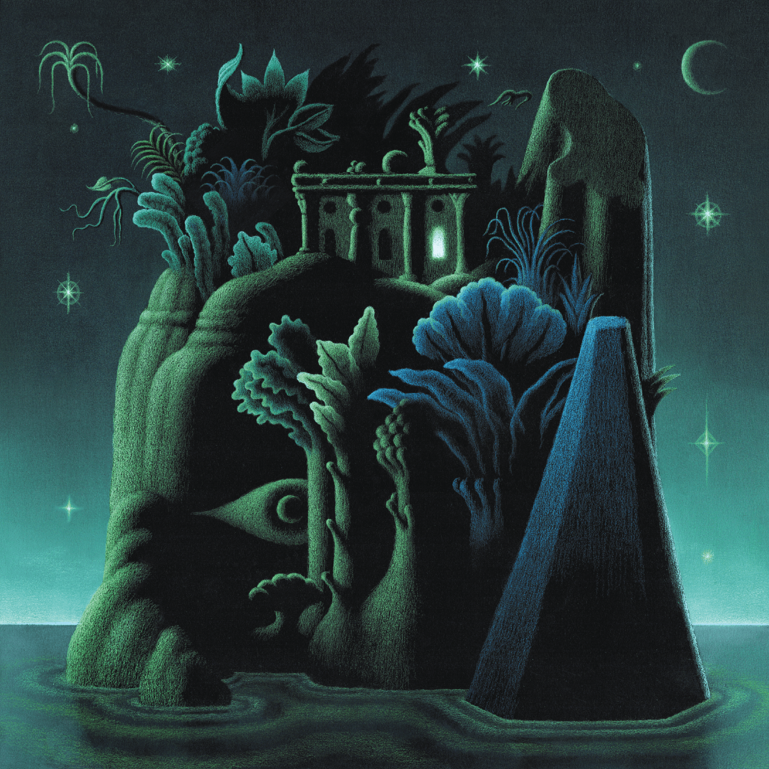 Blurred release artwork background